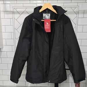Camel Crown Men’s XL Insulated Winter Jacket Fleece Lined NWT